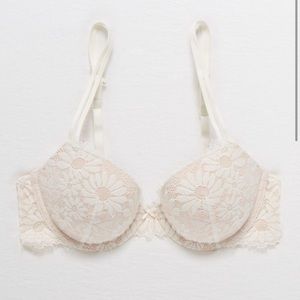 Aerie Real Happy Lightly Lined Demi Bra 36DDD